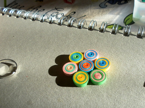 Tight Paper Quilled Coils