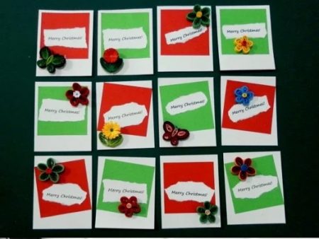Paper Quilling Christmas Gift Tag