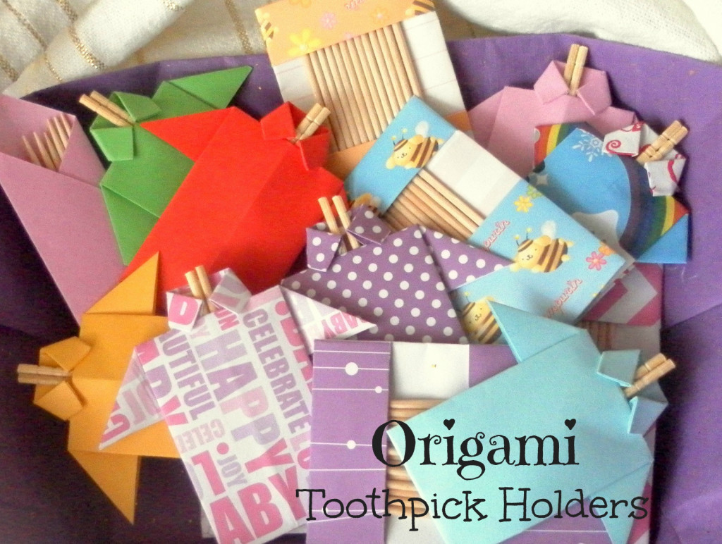 Origami Toothpick Holders