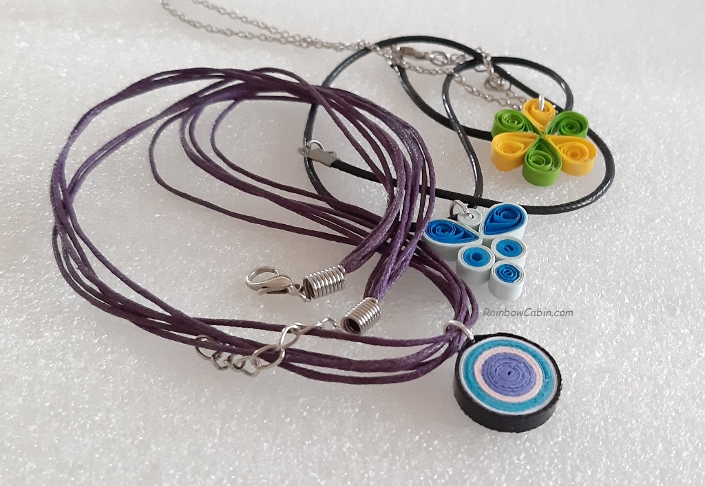 Paper Quilled Pendants