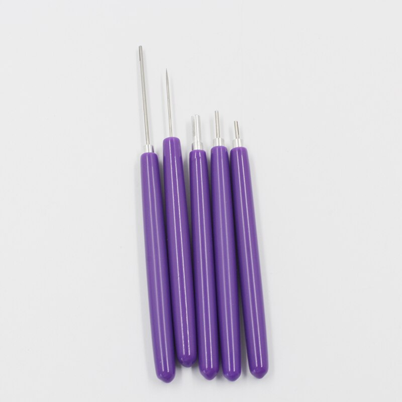 Set of 5 Paper Quilling Slotted Tools