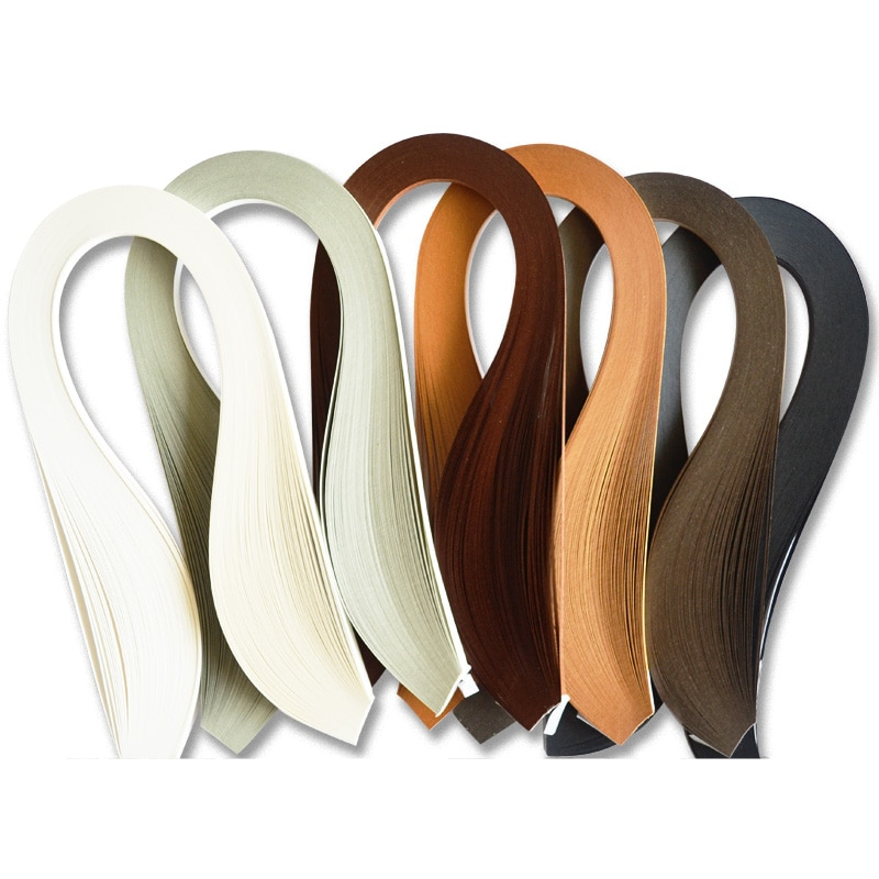 Earthy Colors Quilling Paper 600 Strips