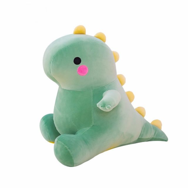 teal dino plush 16 inch