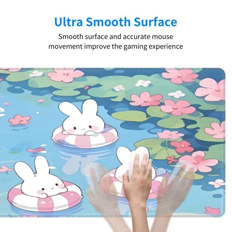Cute Bunny Gaming Mouse Pad