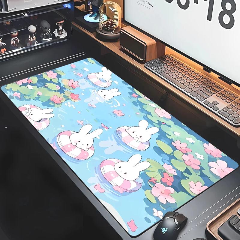 Cute Bunny Gaming Mouse Pad