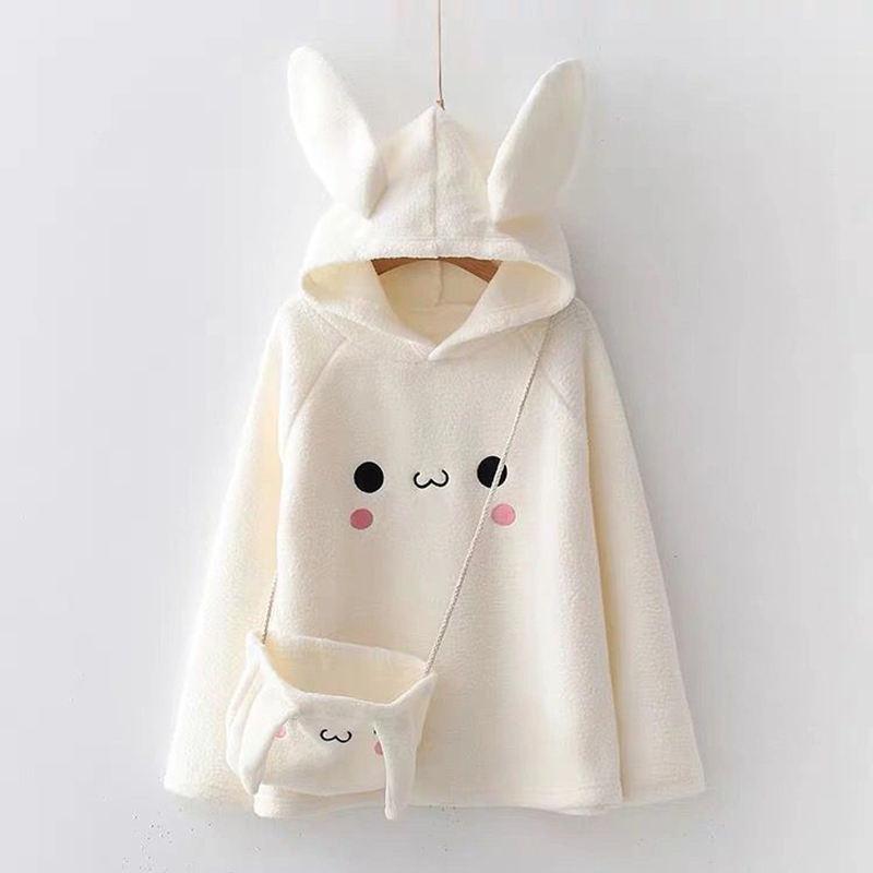 Kawaii Harajuku Long Bunny Ears Hoodie