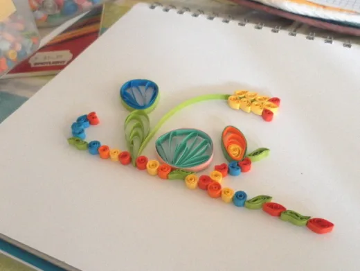 How to Make Paper Quilling Huskings for Flower Petals and Floral Designs