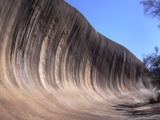 Wave Rock in Hyden, Western Australia