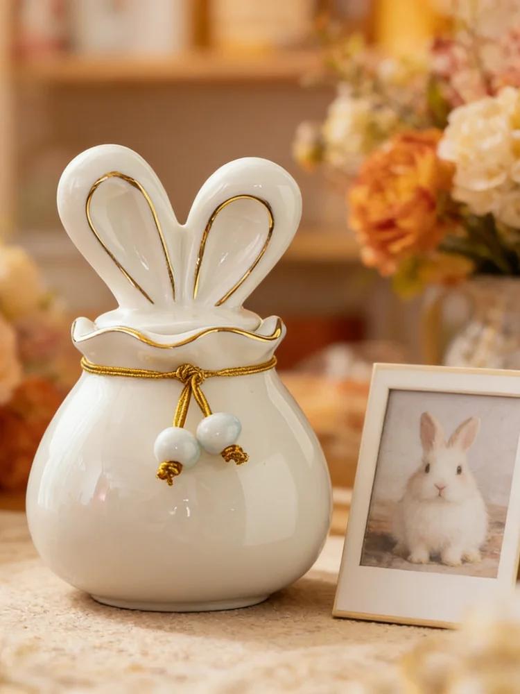 Pet Memorial Mini Bunny Urn for Pet Ashes